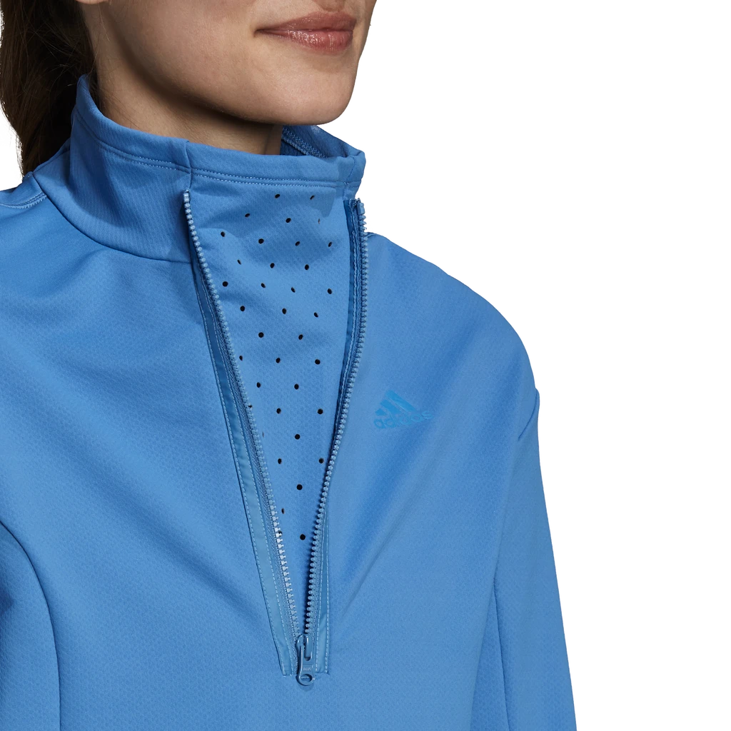 Dámská bunda adidas  Cold.Rdy Running Cover Up Focus Blue