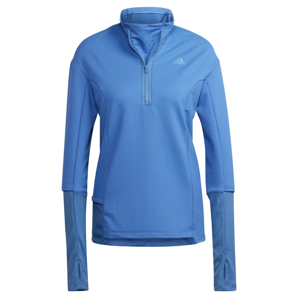 Dámská bunda adidas  Cold.Rdy Running Cover Up Focus Blue