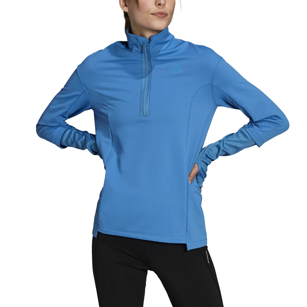 Dámská bunda adidas  Cold.Rdy Running Cover Up Focus Blue