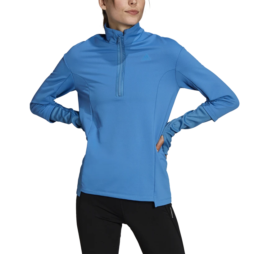 Dámská bunda adidas  Cold.Rdy Running Cover Up Focus Blue