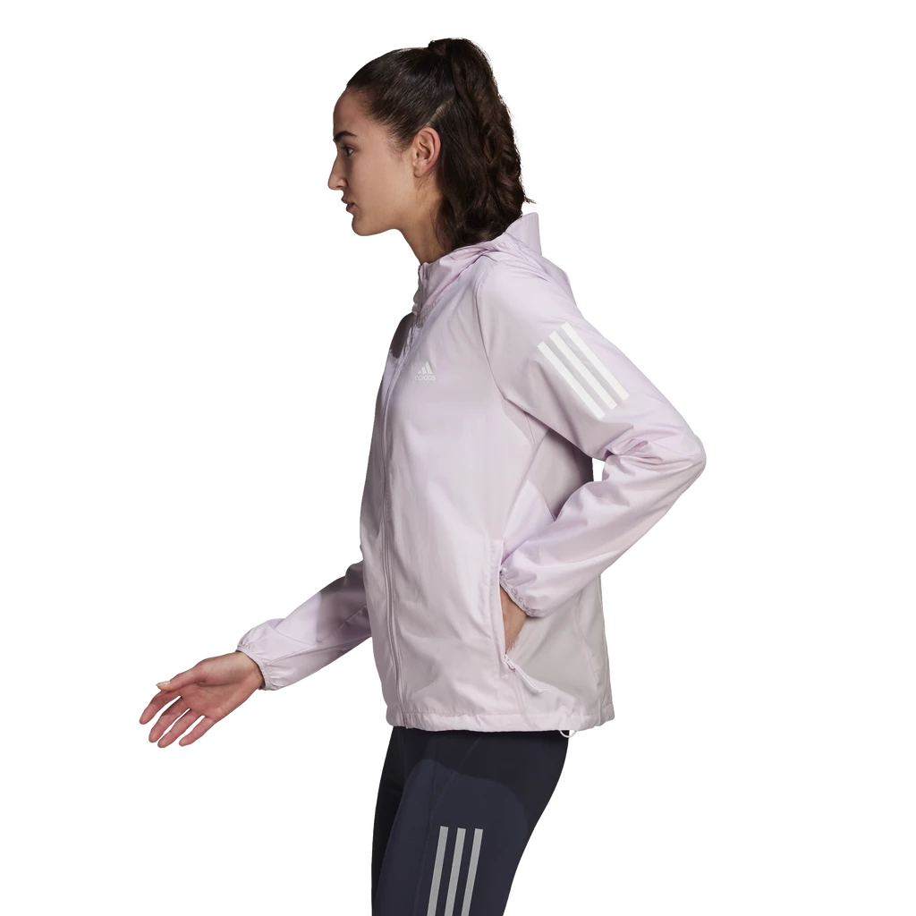 Dámská bunda adidas Own The Run Hooded Running Windbreaker Almost Pink