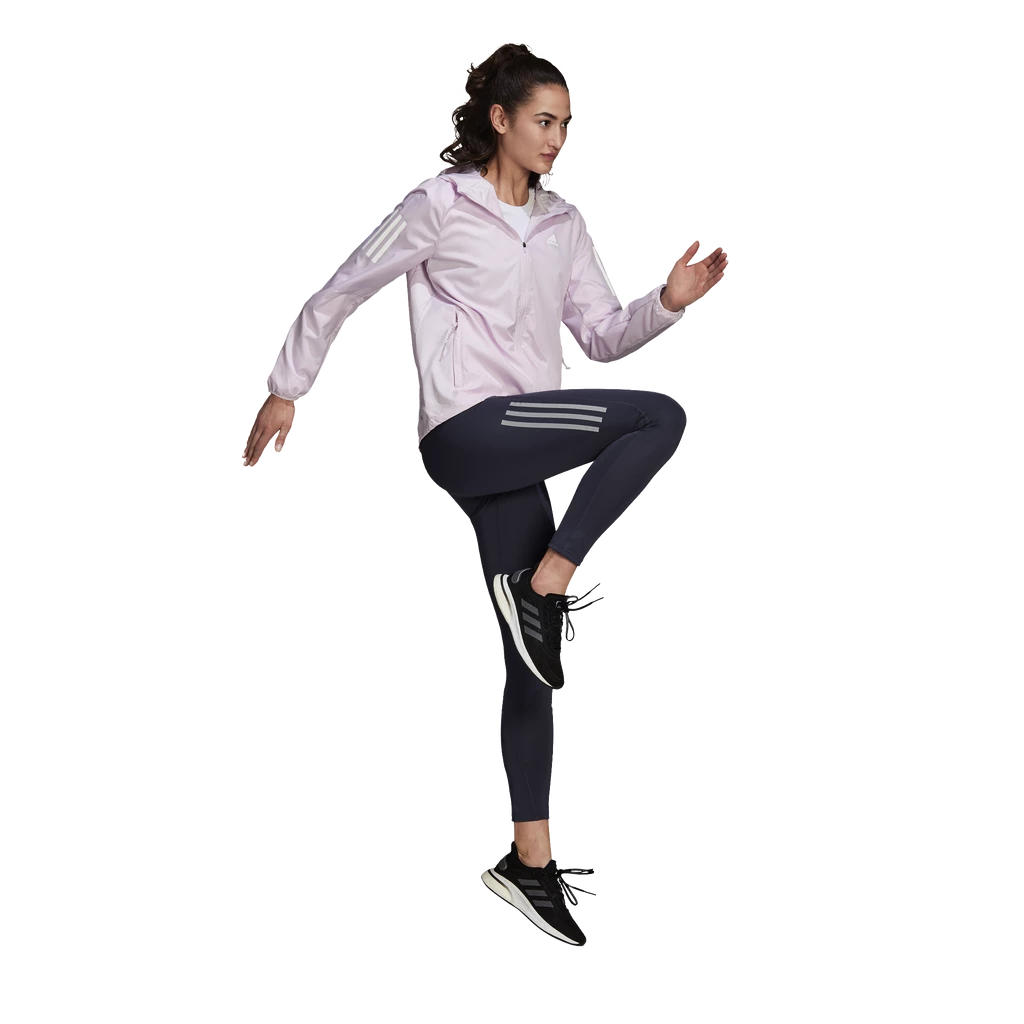 Dámská bunda adidas Own The Run Hooded Running Windbreaker Almost Pink