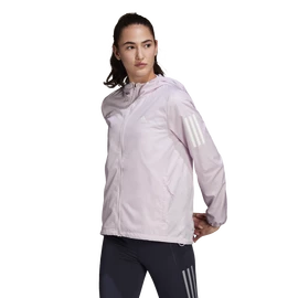 Dámská bunda adidas Own The Run Hooded Running Windbreaker Almost Pink
