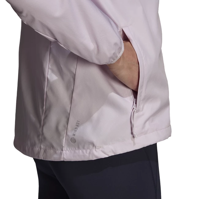 Dámská bunda adidas Own The Run Hooded Running Windbreaker Almost Pink
