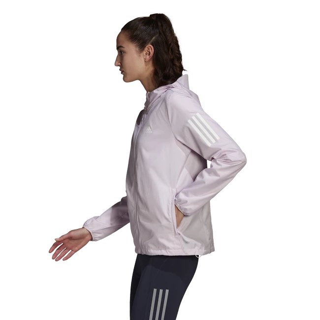 Dámská bunda adidas Own The Run Hooded Running Windbreaker Almost Pink