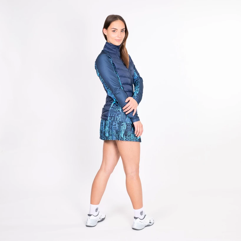Dámská bunda BIDI BADU  Dania Tech Down Jacket Dark Blue S