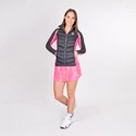 Dámská bunda BIDI BADU  Dania Tech Down Jacket Dark Grey/Pink