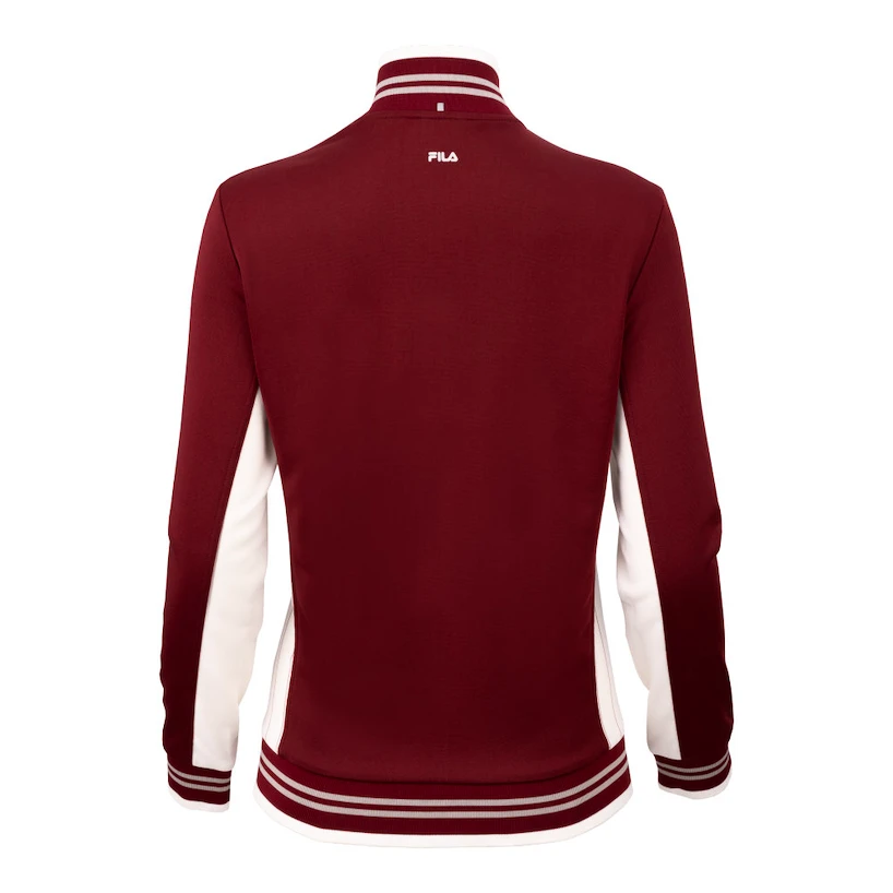 Dámská bunda Fila  Jacket Romy Cabernet/White Alyssum S