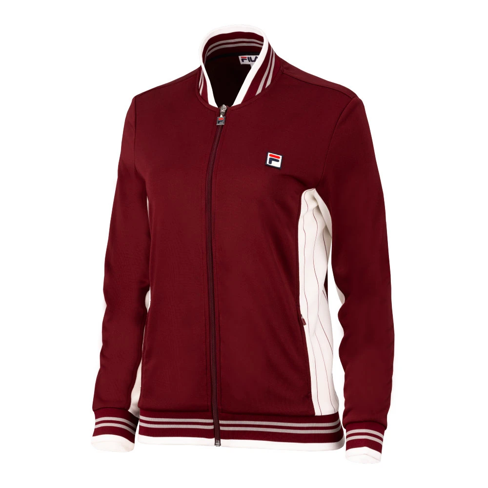 Dámská bunda Fila  Jacket Romy Cabernet/White Alyssum S