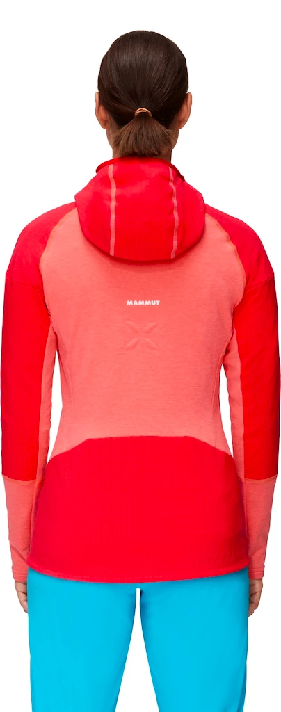 Dámská bunda Mammut  Eiswand Advanced ML Hooded Jacket Barberry/Azalea