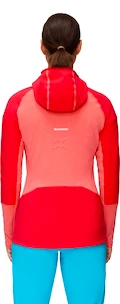 Dámská bunda Mammut  Eiswand Advanced ML Hooded Jacket Barberry/Azalea M