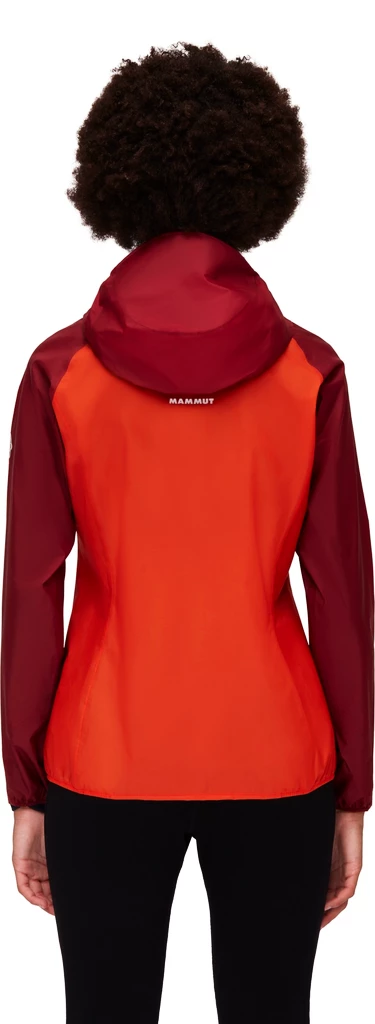Dámská bunda Mammut  Kento Light HS Hooded Jacket Blood Red/Hot Red