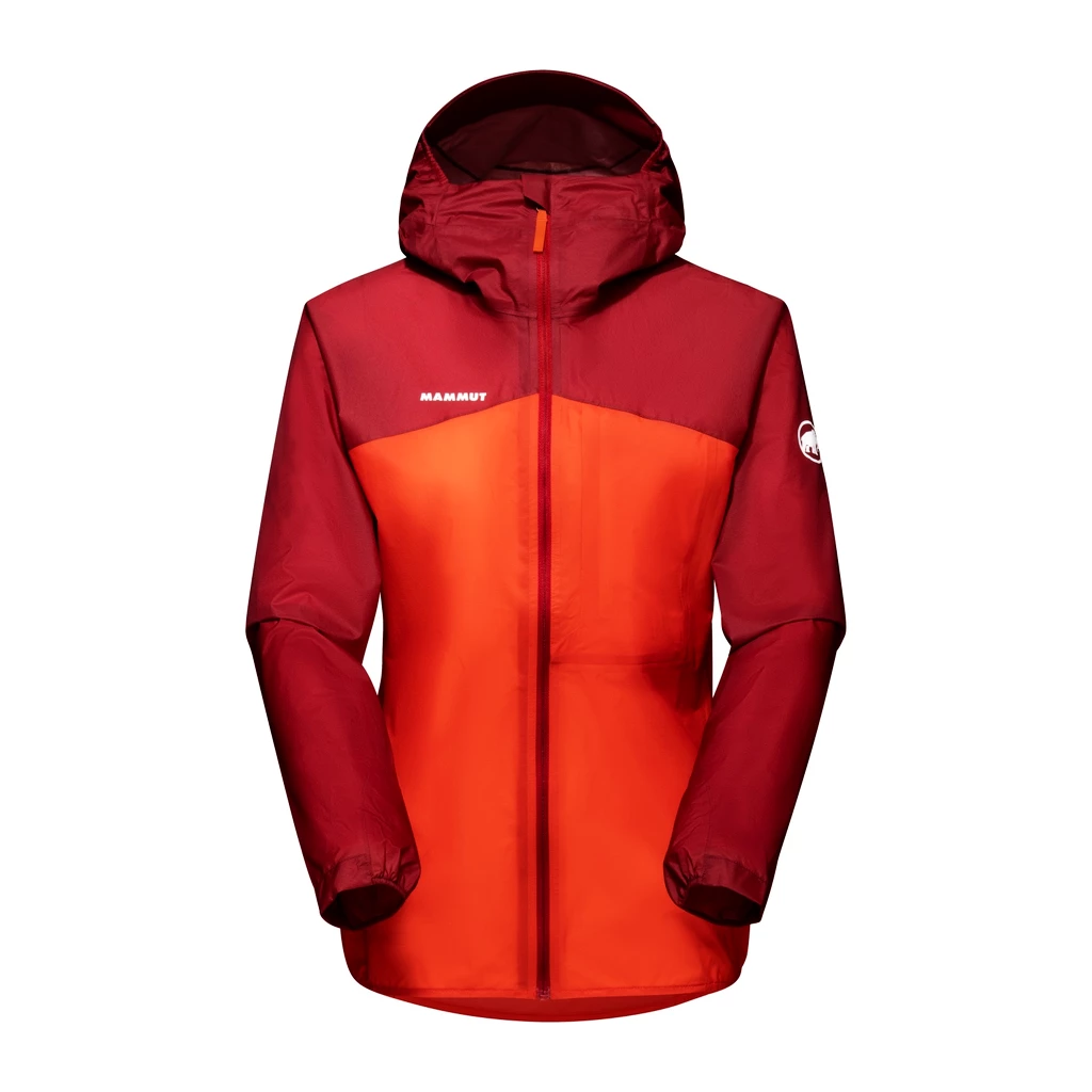Dámská bunda Mammut  Kento Light HS Hooded Jacket Blood Red/Hot Red