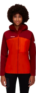 Dámská bunda Mammut  Kento Light HS Hooded Jacket Blood Red/Hot Red