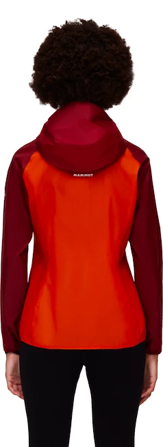 Dámská bunda Mammut  Kento Light HS Hooded Jacket Blood Red/Hot Red
