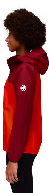 Dámská bunda Mammut  Kento Light HS Hooded Jacket Blood Red/Hot Red