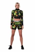 Dámská bunda Nebbia Ocean Selected High-energy crop jacket 564 jungle green