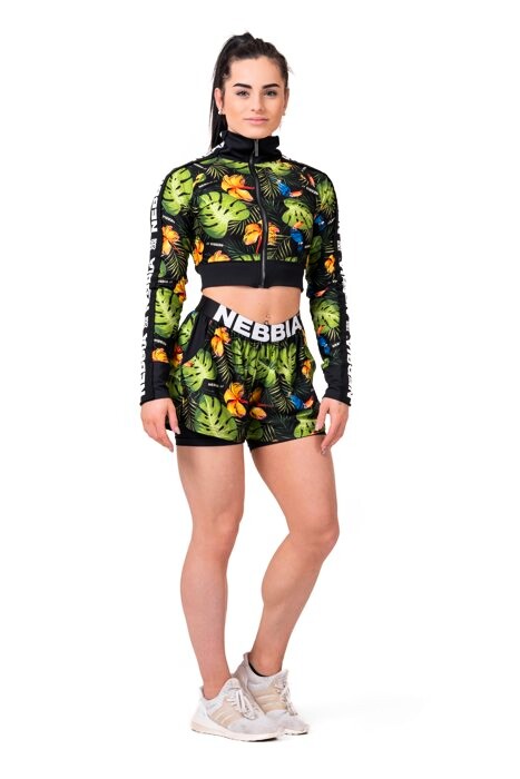 Product detail of Nebbia Cropped High Energy green