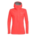 Dámská bunda Salewa  Puez (Aqua 3) PTX Fluo Coral