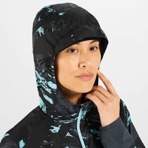 Dámská bunda Salomon Agile FZ Hoodie Crystal Blue