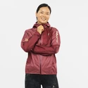 Dámská bunda Salomon  Bonatti Waterproof Jacket Earth Red/Cabernet