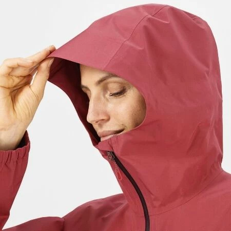 Dámská bunda Salomon  Outline GTX®  2.5L Jkt Earth Red