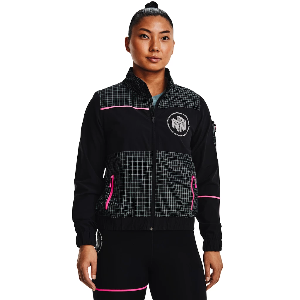Dámská bunda Under Armour  Run Anywhere STORM Jacket-BLK