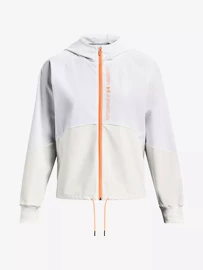 Dámská bunda Under Armour Woven FZ Jacket-WHT