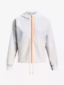 Dámská bunda Under Armour  Woven FZ Jacket-WHT S