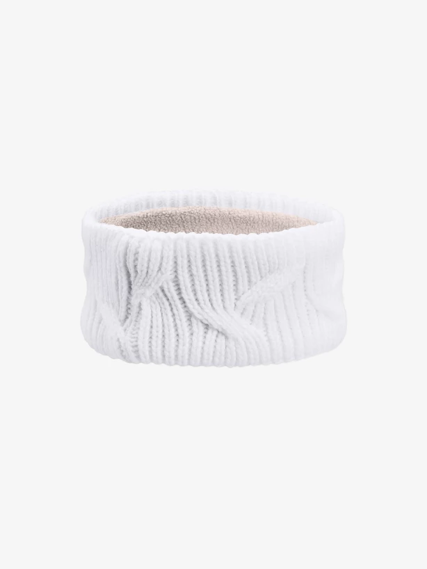 Dámská čelenka Under Armour  Halftime Fleece HB-WHT