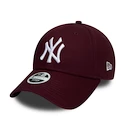 Dámská kšiltovka New Era 9Forty League Essential MLB New York Yankees Maroon/White