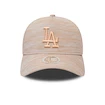 Dámská kšiltovka New Era A-Frame Engineered Fit MLB Los Angeles Dodgers Stone/Peach