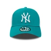 Dámská kšiltovka New Era A-Frame Trucker League Essential MLB New York Yankees Teal/White