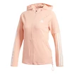 Dámská mikina adidas 3S FZ Hoodie světle oranžová