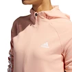 Dámská mikina adidas 3S FZ Hoodie světle oranžová