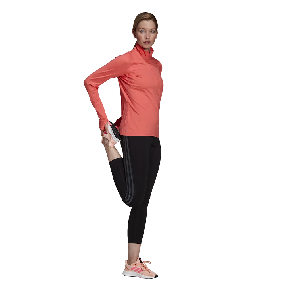 Dámská mikina adidas  Run Fast 1/2 Zip Semi Turbo
