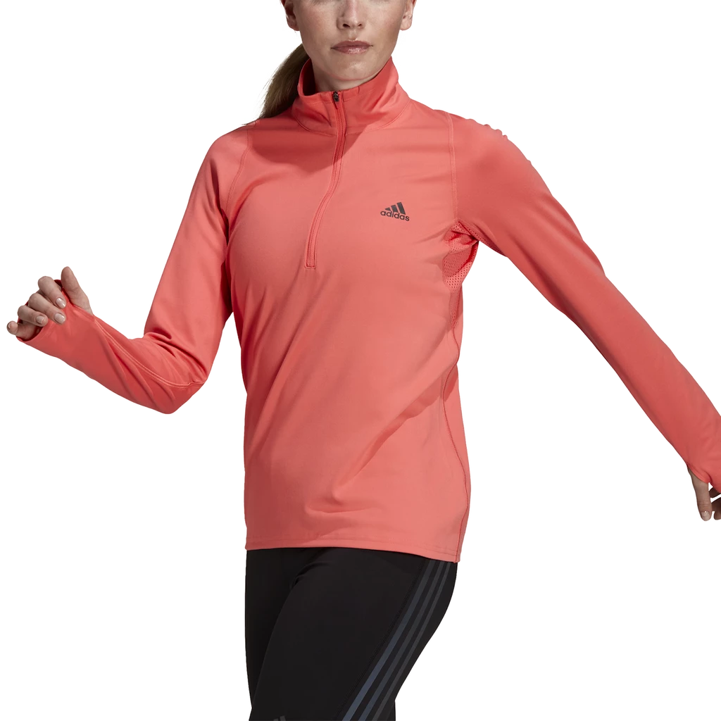 Dámská mikina adidas  Run Fast 1/2 Zip Semi Turbo
