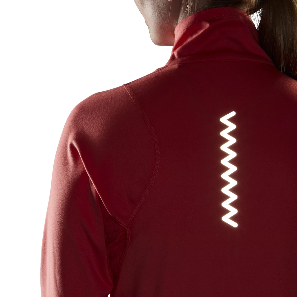 Dámská mikina adidas  Run Fast 1/2 Zip Semi Turbo