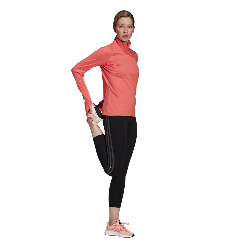 Dámská mikina adidas  Run Fast 1/2 Zip Semi Turbo S