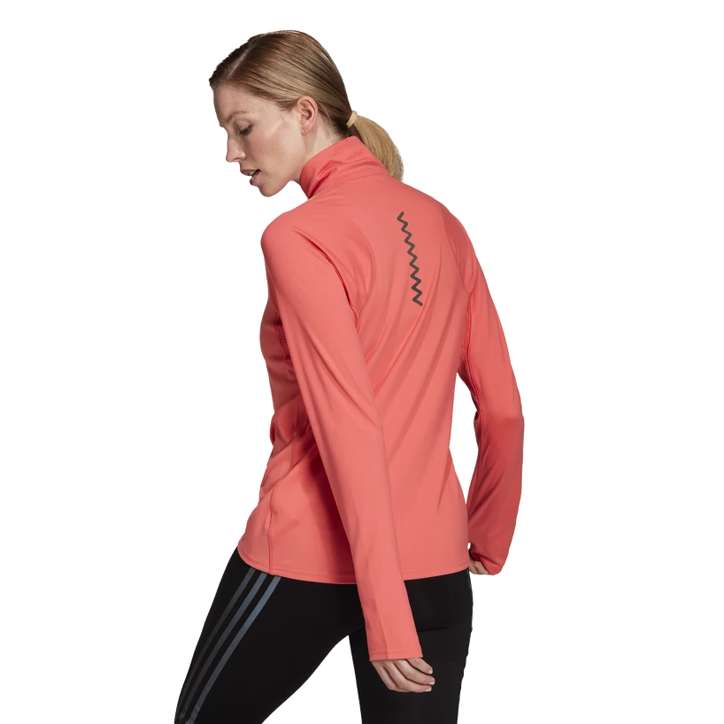 Dámská mikina adidas  Run Fast 1/2 Zip Semi Turbo S