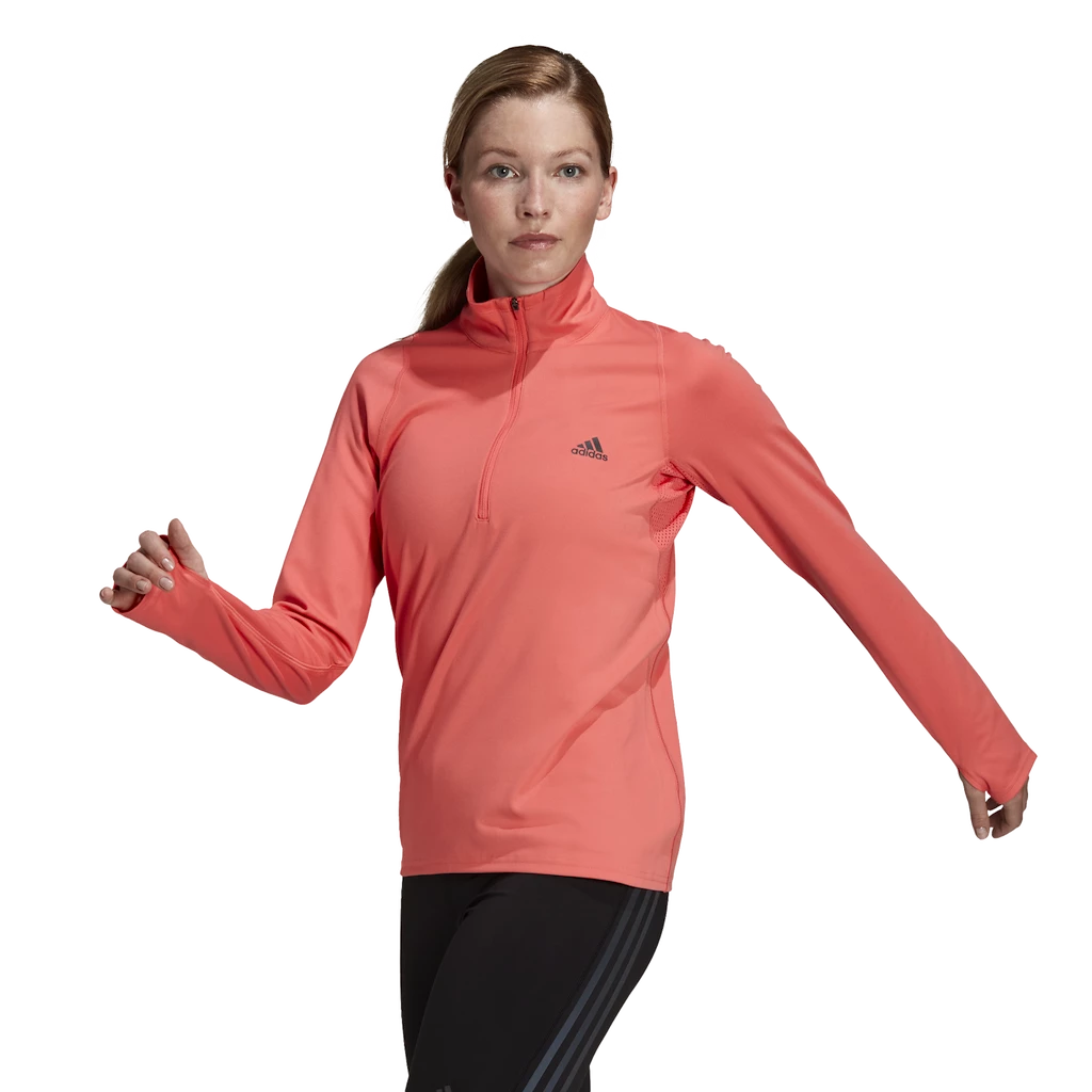 Dámská mikina adidas  Run Fast 1/2 Zip Semi Turbo S