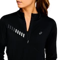 Dámská mikina Asics Lite Show Winter 1/2 Zip Top Black/Grey