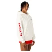 Dámská mikina CCM  Athleisure Hood Blanc