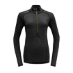 Dámská mikina Devold  Running Woman Zip Neck Anthracite