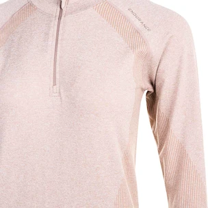 Dámská mikina Endurance  Halen Seamless Midlayer Warm Taupe XXS/XS