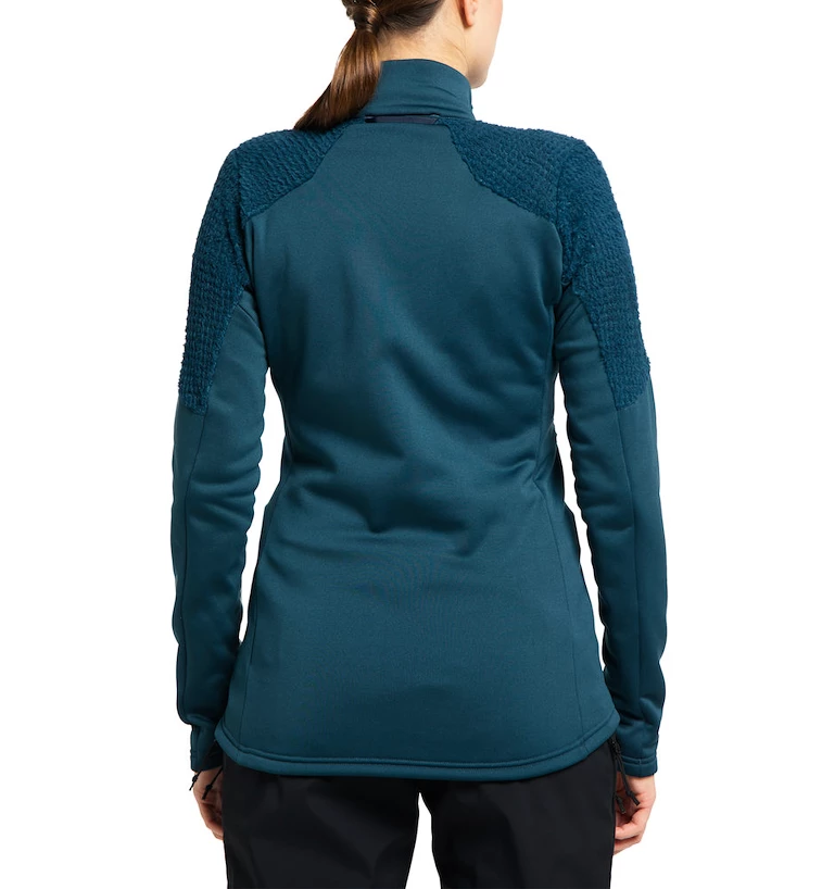 Dámská mikina Haglöfs  Touring Mid modrá, XL XL, modrá