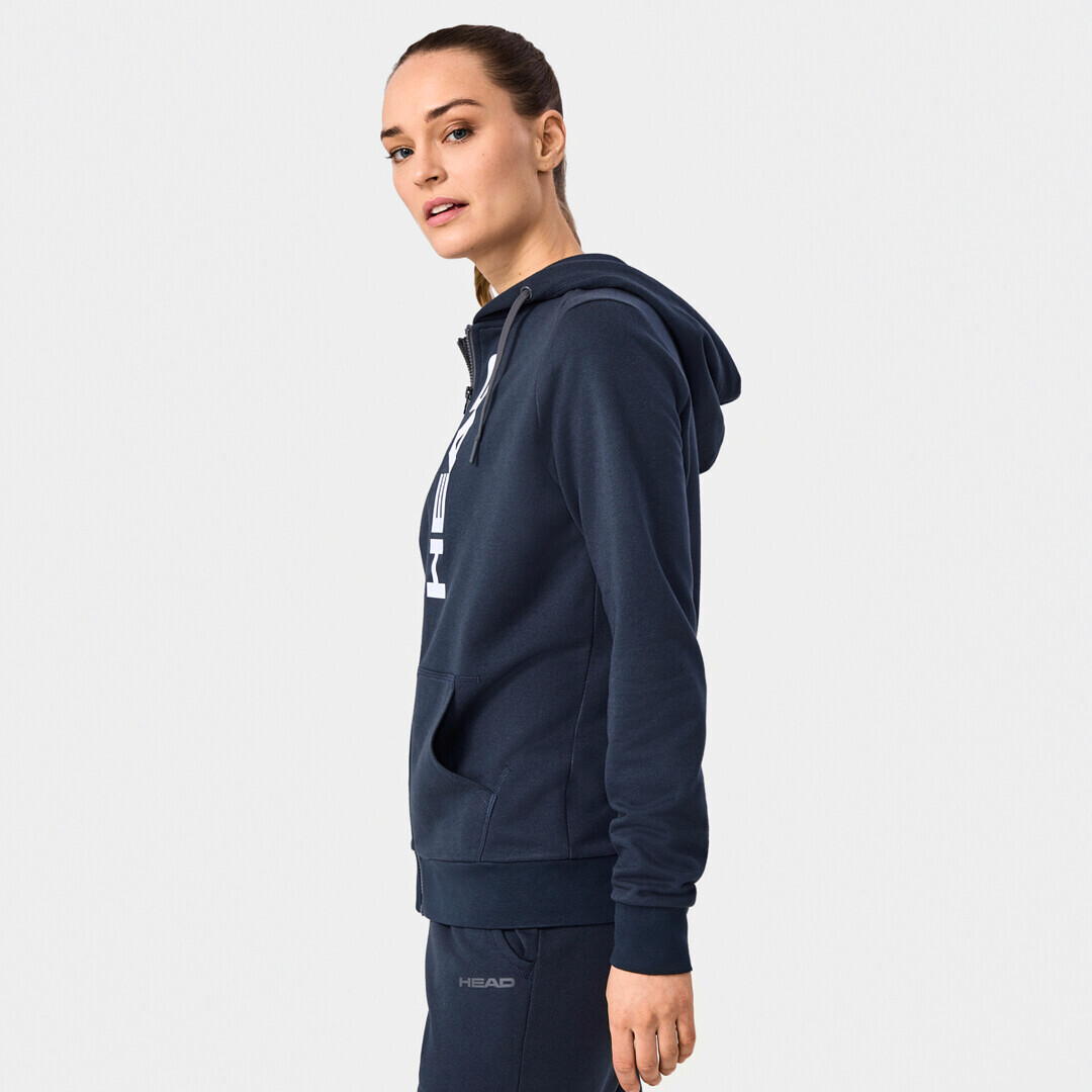 Dámská mikina Head  CLUB ORIGINAL Hoodie FZ Women NV   S - thumb (4)
