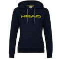 Dámská mikina Head Club Rosie Hoodie Dark Blue/Yellow