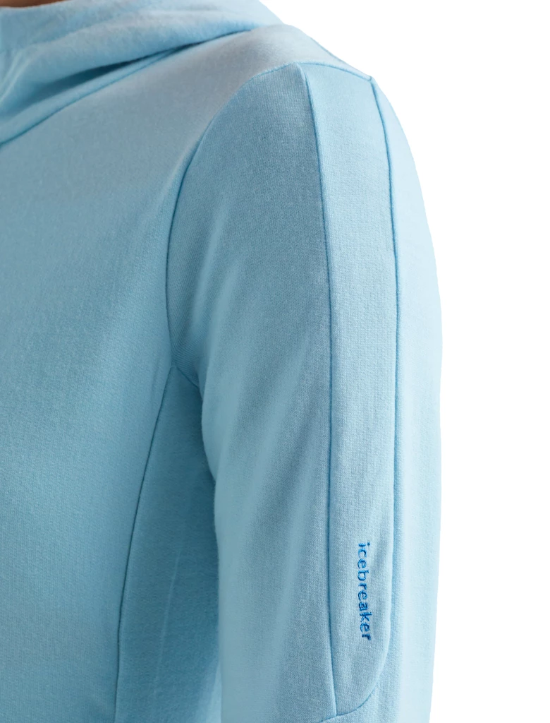 Dámská mikina Icebreaker  Quantum III LS Zip Haze/Azul