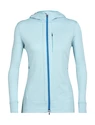 Dámská mikina Icebreaker  Quantum III LS Zip Haze/Azul